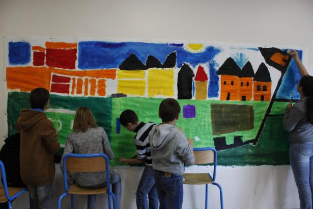 Quelques étapes de la Fresque animée