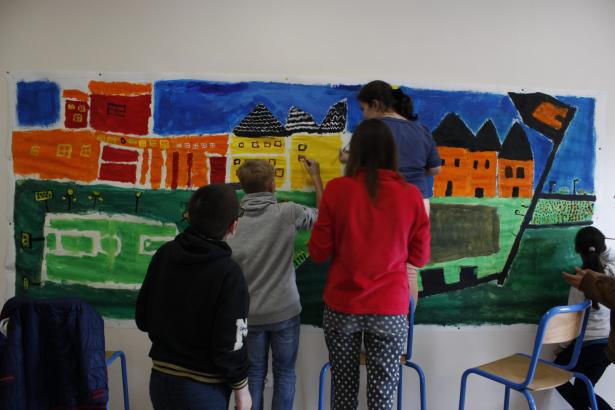 Quelques étapes de la Fresque animée