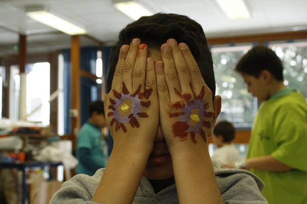 Les yeux sur les mains