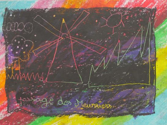 Quelques cases conçues avec les élèves de la classe