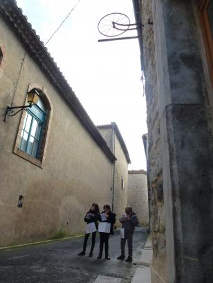 Premier parcours dans le village