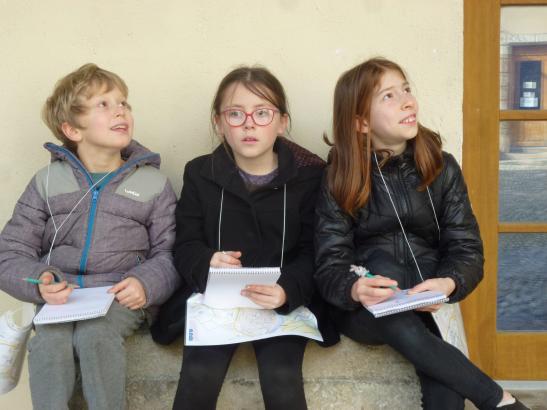 Premier parcours dans le village