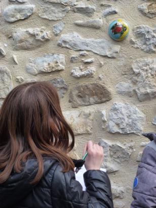 Premier parcours dans le village