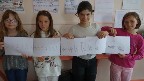 ... et leurs auteurs : Liza, Fanchon, Cassandra et Zoé. 