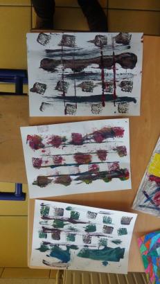 Deuxième semaine : Glitch en peinture