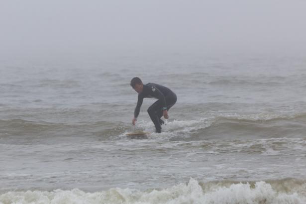 Test des objets de glisse dans les vagues de Pourville