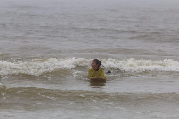 Test des objets de glisse dans les vagues de Pourville
