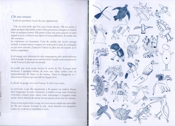 Extraits de L'arbre bleu, une aventure dans les îles