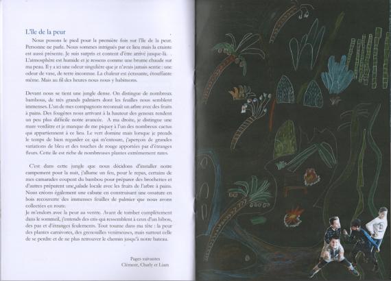 Extraits de L'arbre bleu, une aventure dans les îles