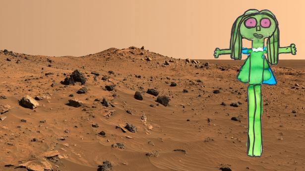 Les habitants de la planète Mars 2
