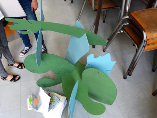 Les sculptures assemblées !