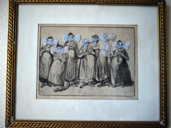 7 femmes à têtes d'éléphants