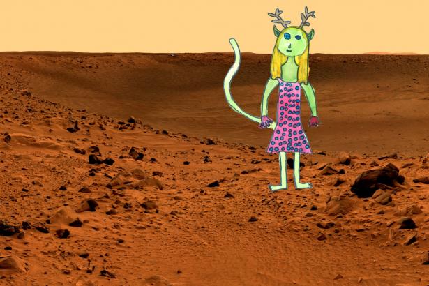 Les habitants de la planète Mars 2