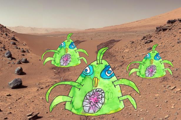 Les habitants de la planète Mars 2