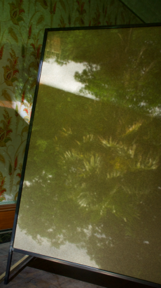 L'installation en cours de la Camera Obscura