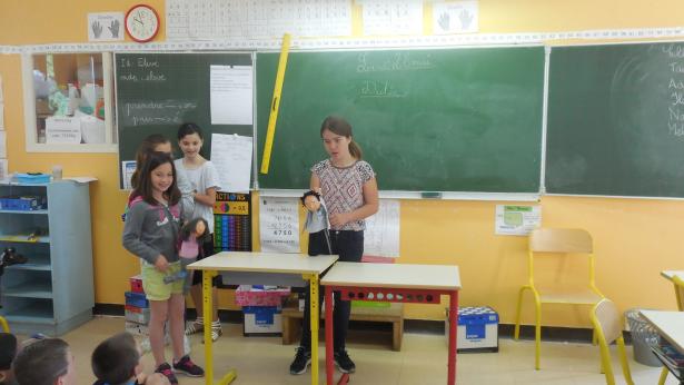 Réveil et défilé de marionnettes CM