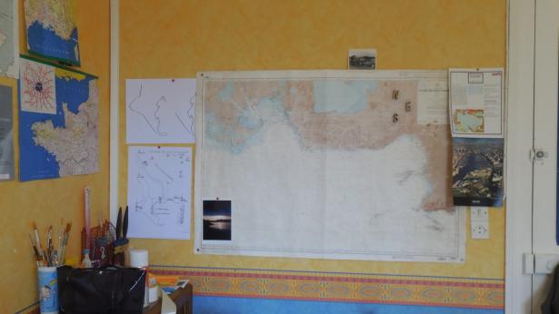 Les CM à la découverte de l'atelier de "l'artiste"