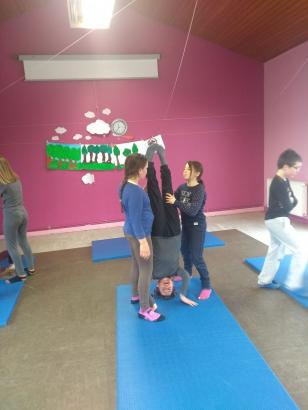 La première semaine de immersion à l'école.
