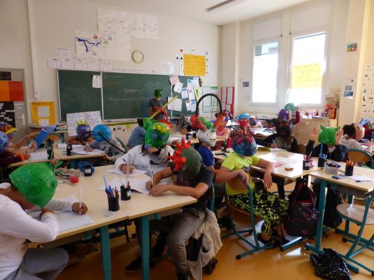 Les Martiens à l’école