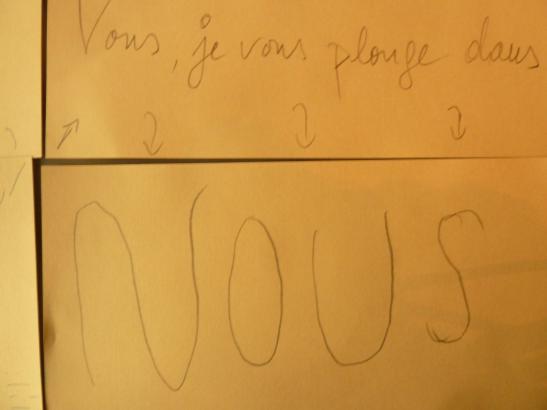 Nourrir avec la langue du quotidien