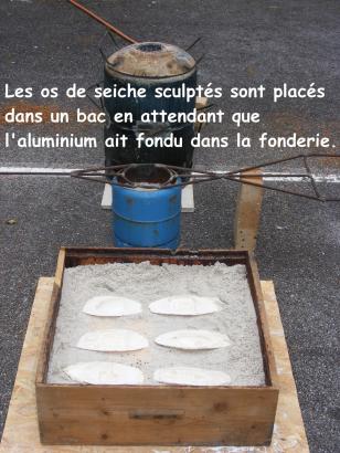Une fonderie... dans notre cour d'école