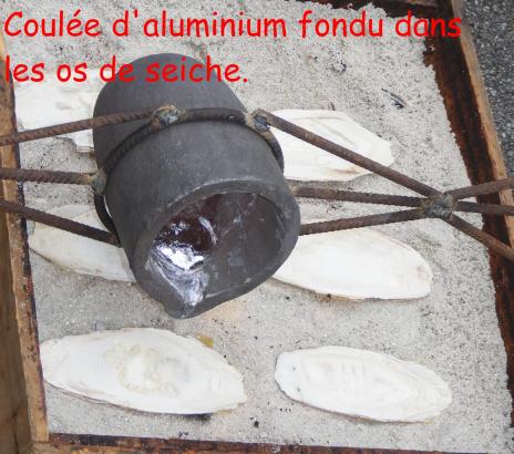 Une fonderie... dans notre cour d'école