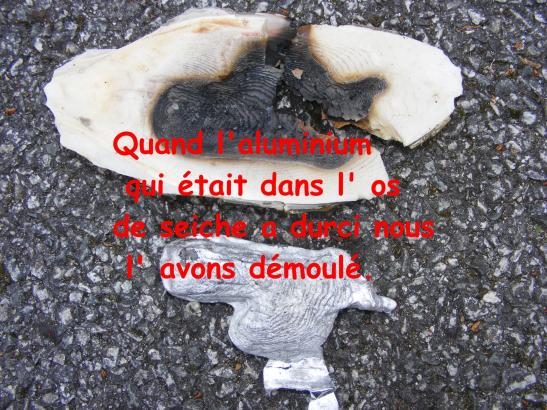 Une fonderie... dans notre cour d'école