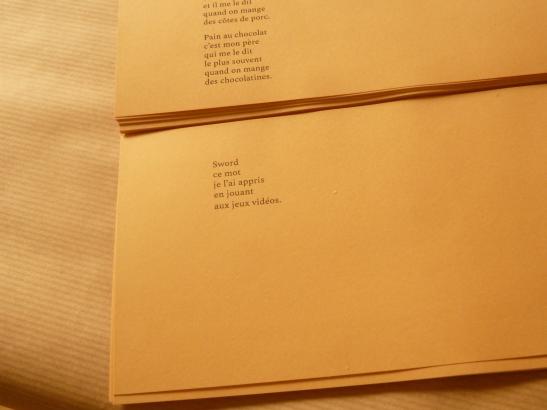 Performance script album par les enfants, pour familles et invités
