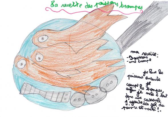 La recette des poissons-trompes par Yasmine