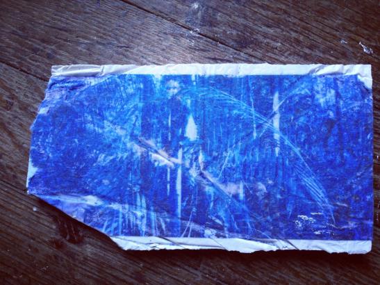 Annamites, souvenir du bagne - transfert photographique et spectre sur plâtre
