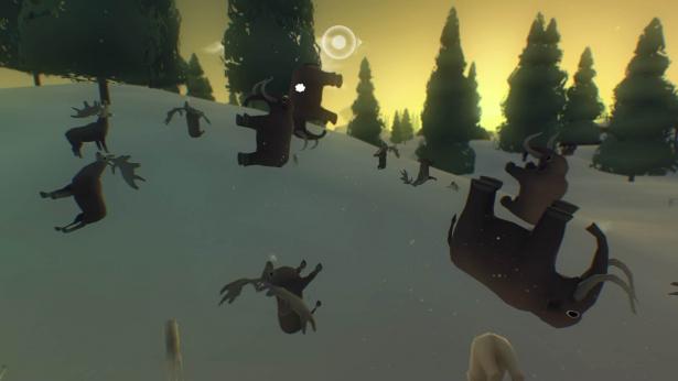Image issue du jeu Everything, qui propose d'incarner tout être vivant présent dans le jeu. Je considère ce jeu comme un exemple en terme d’inscription narrative de l'environnement.
