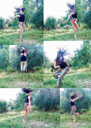 Essai de danse immergée dans un contexte rural.