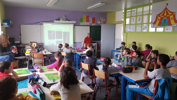 Introduction au cinéma d'animation avec la première classe !