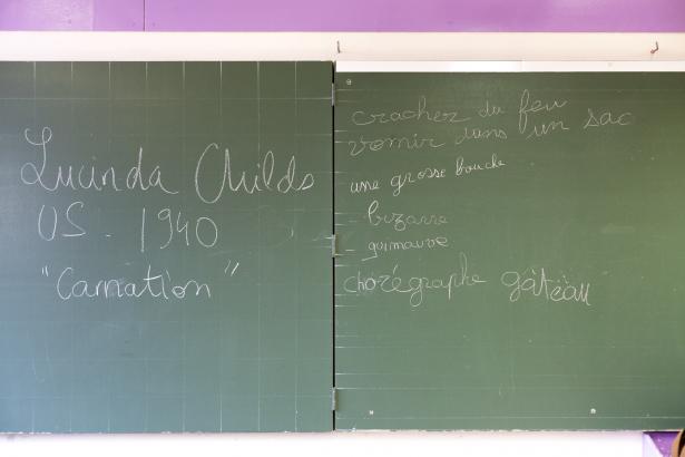 Inès Dobelle, Résidence, Création en cours, école Henri Schmitt, Mayenne