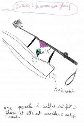 Selfie-stick Machine à glace