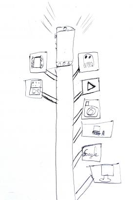 Recherches pour concevoir une sculpture de totem