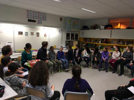 rencontre avec la classe de Grégory CM1/CM2