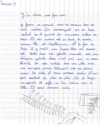 végétarien aubergine géante rêve enfant rédaction