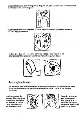 vocabulaire de la bande dessinée