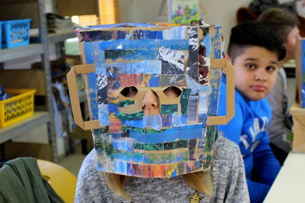 Masques et fragments d'images