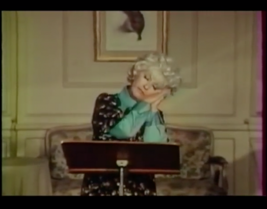Image extraite de la vidéo Stripsody de Cathy Berberian