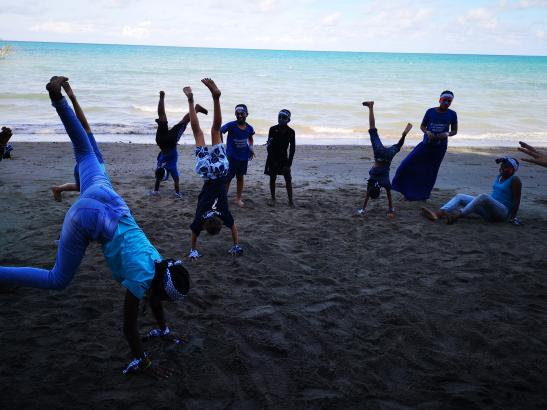 Chorégraphies à la plage 