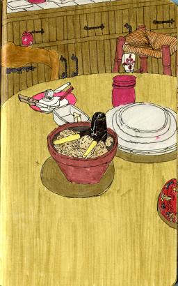 Crêpe et noix