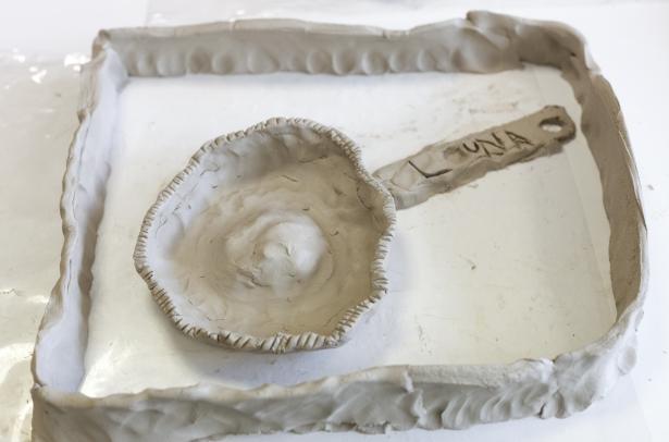 Inès Dobelle, Résidence, Création en cours, école Henri Schmitt, Mayenne, sculpture