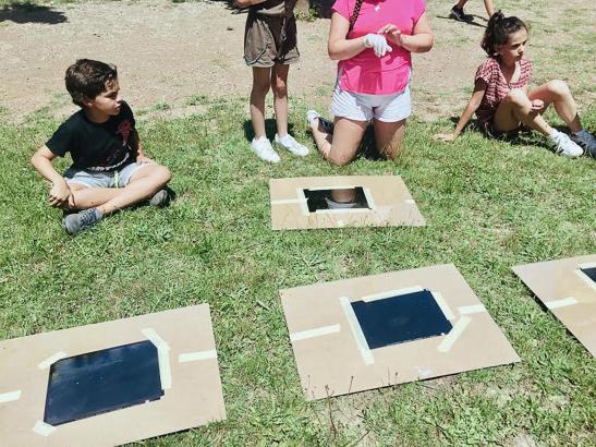 cyanotype in progress