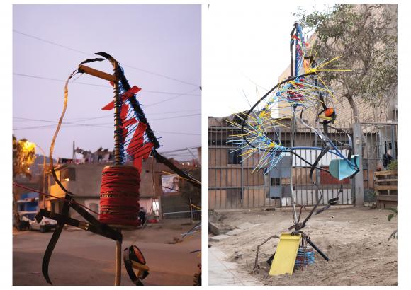 Le réseau en fil à Comas, Lima