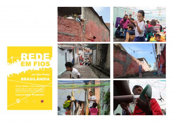 Le réseau en fil à Brasilândia, Sao Paulo