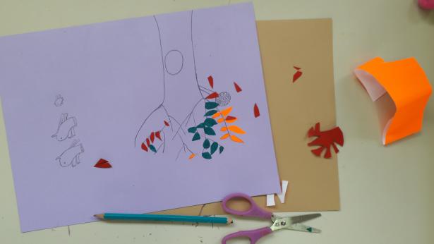 Collages, détails