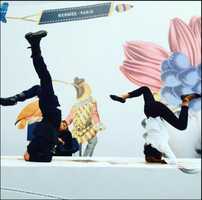 Shooting Actions - Dans l'oeil du flâneur, une exposition Hermès. Paris, Berges de la Seine et Shanghai.