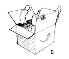 Etienne A. rentre dans son carton